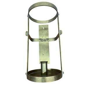 Brass wall mounted candle holder